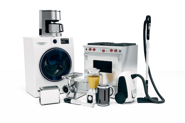 [freepicdownloader.com]-3d-set-home-appliances-white-background-normal